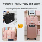 Foldable Travel Duffel Bag – Large Waterproof Carry-on for Airline Trips