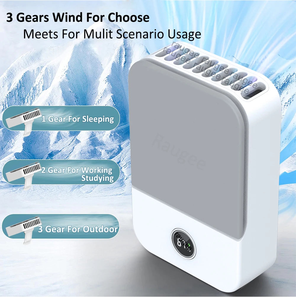 Portable Waist Fan – USB Rechargeable Clip Fan for Outdoor Sports and Travel