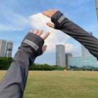 Sun Protection Arm Sleeves – UV Cooling Fabric for Cycling and Outdoor Use