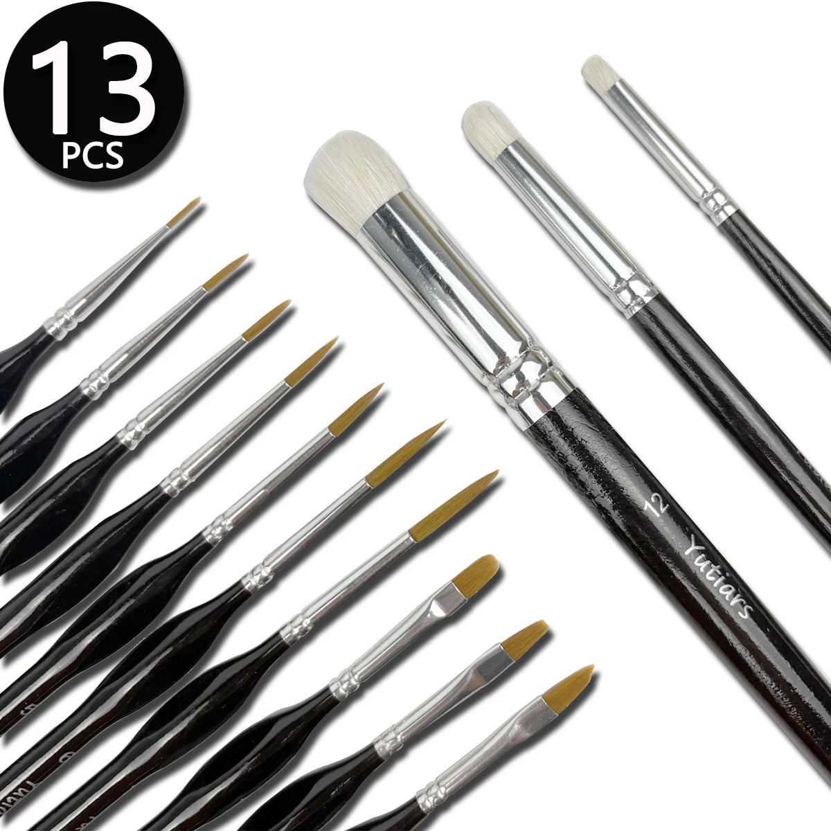 Miniature Paint Brush Set – Micro Detail Brushes for Acrylic and Watercolor