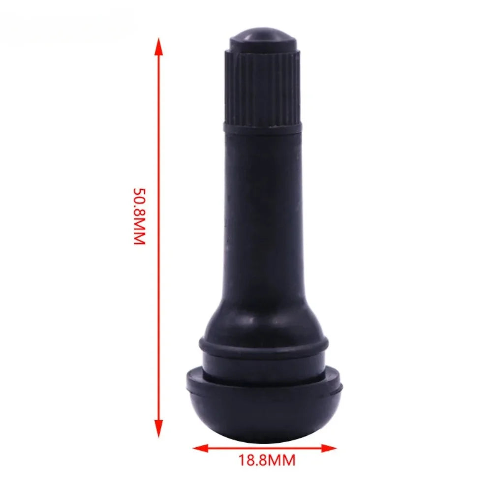 Rubber Tire Valve Stems – Snap-In Replacement Parts for Automotive Repairs