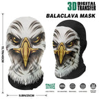 Full Face Skull Animal Mask – Breathable Mesh Headgear for Halloween Cosplay