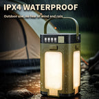 Foldable Solar Camping Light – 2000mAh Power Bank for Outdoor Hiking Tent