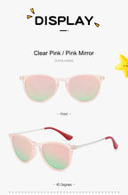 Vintage Round Kids Sunglasses – Polarized Metal UV400 Eyewear for Outdoor Play