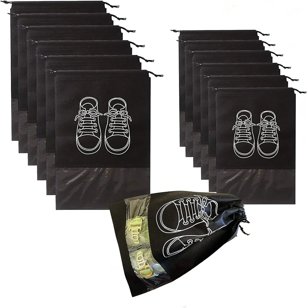 Non-Woven Shoe Storage Bags – Portable Dust-Proof Pouches for Travel and Home
