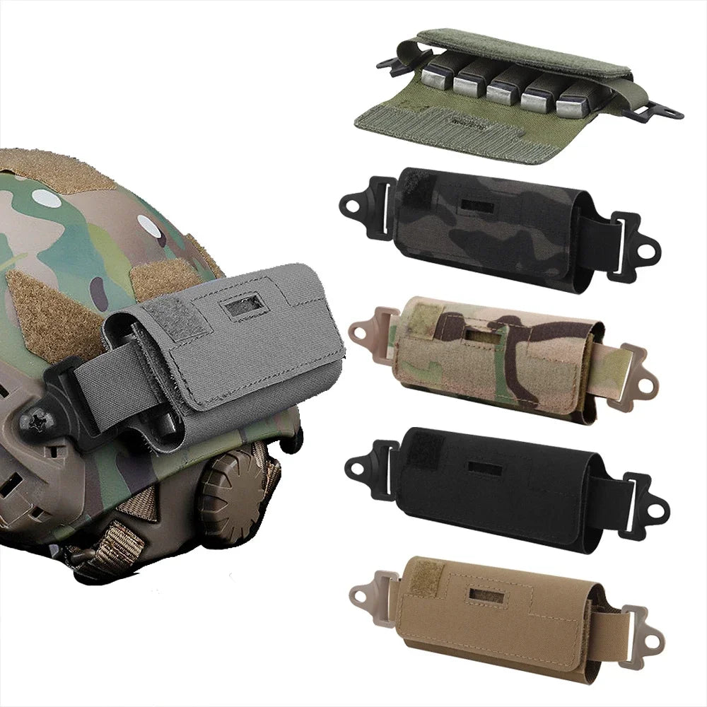 Tactical Helmet Counterbalance Pouch – Adjustable Weight Bag for Airsoft