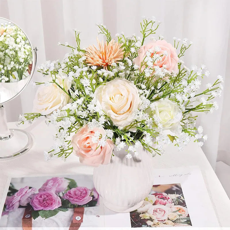 Artificial Babysbreath Flowers – Realistic Floral Decor for Wedding Parties