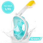 Full Face Snorkel Mask – Anti Fog Diving Gear for Adults and Kids