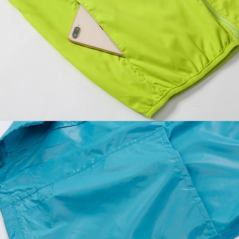 Waterproof Hiking Jacket – Unisex Quick Dry Windbreaker for Outdoor Trekking