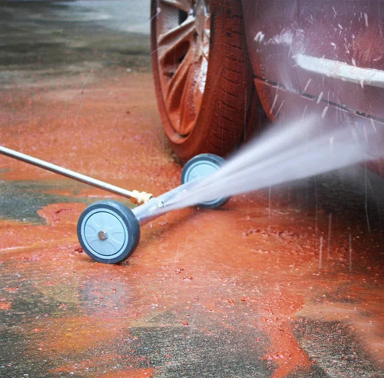 High Pressure Car Chassis Cleaner – 16 Inch Water Broom with Extensions