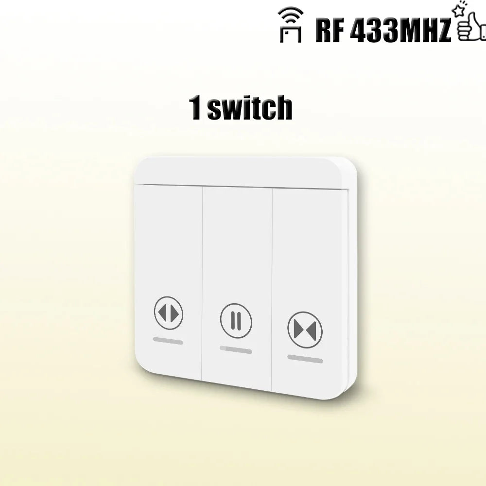 RF Curtain Switch Module – Wireless Remote Control for Motorized Roller Blinds