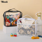 Transparent Toy Storage Bag – Large Capacity Organizer for Kids Block Toys