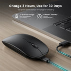 Wireless Gaming Mouse – Dual Mode Ergonomic Rechargeable for PC Laptop Mac