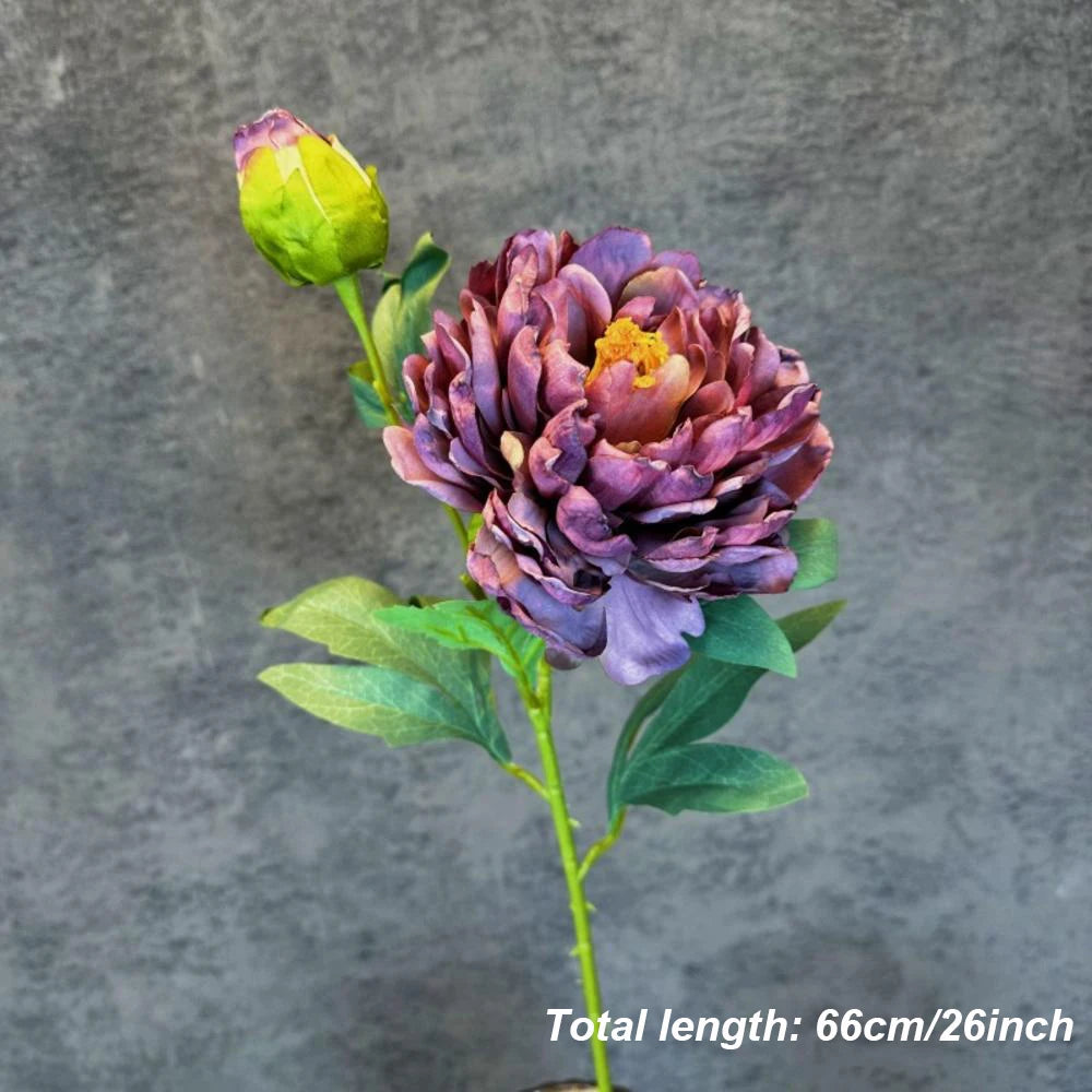 Large Silk Peony Bouquet – Realistic Artificial Flowers for Home Wedding Decor