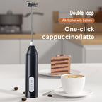 Electric Milk Frother – Wireless Handheld Foam Maker for Coffee and Baking