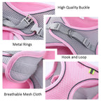 Reflective Breathable Pet Harness – Adjustable Vest for Small Medium Dogs