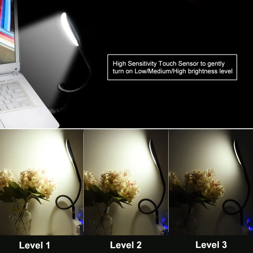 Portable Mini LED USB Light – Touch Sensor Lamp for Laptops and Power Banks