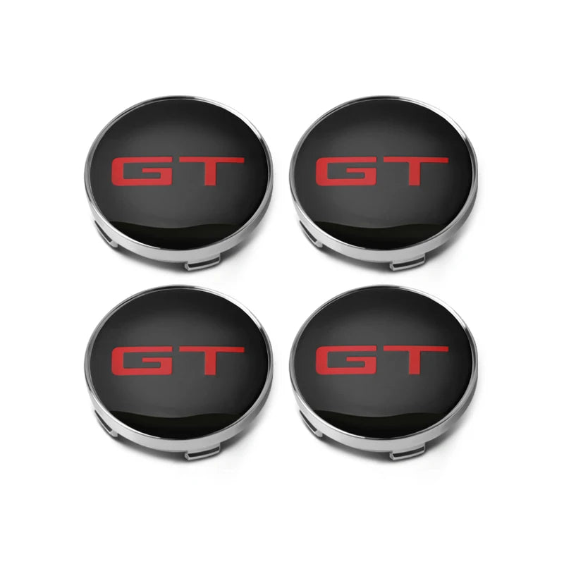 60mm Car Wheel Center Caps – Peugeot GT Logo Emblem Hub Covers for Auto Styling