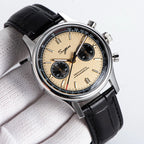 Sugess 1963 Mechanical Chronograph Watch – Sapphire Pilot Style for Men