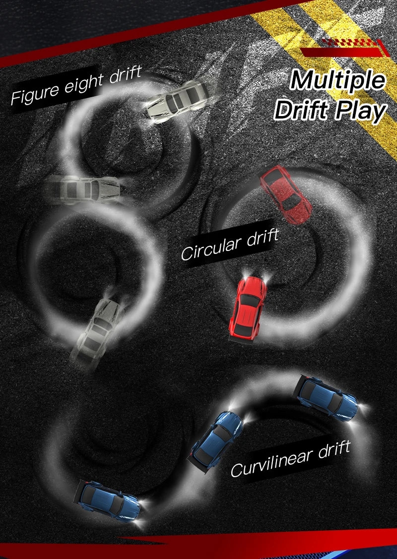 1:64 Drift RC Car – Four-Wheel Drive Racing Toy for Kids