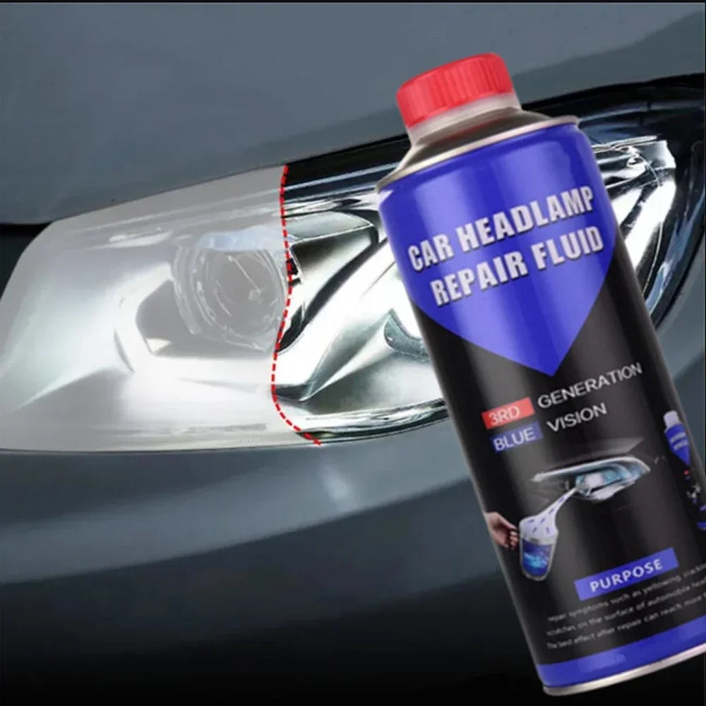 Car Headlight Restoration Kit – Professional Lens Repair Liquid Tool