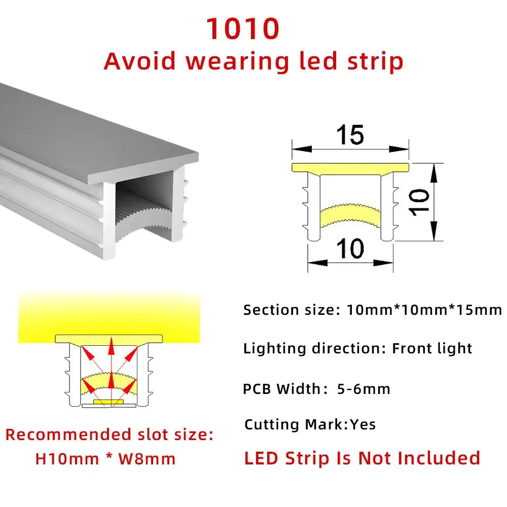 Silicone LED Neon Channel – Flexible Waterproof Housing for COB Strip Lights