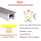 Silicone LED Neon Channel – Flexible Waterproof Housing for COB Strip Lights