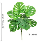 Artificial Monstera Plant – 104cm Plastic Palm Tree for Home Office Decor