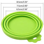 Silicone Pet Food Can Lids and Spoon – Airtight Seal for Dog and Cat Storage