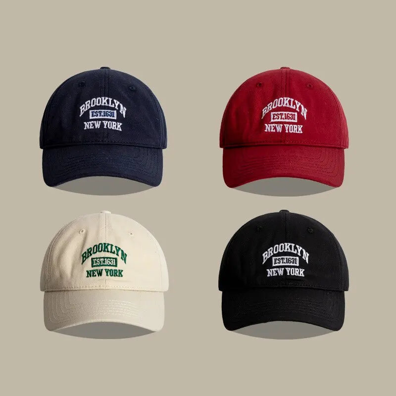 Embroidered Letter Baseball Cap – Adjustable Snapback for Outdoor Sports