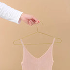 Gold Stainless Steel Coat Hangers – Durable Metal Closet Organizers for Home