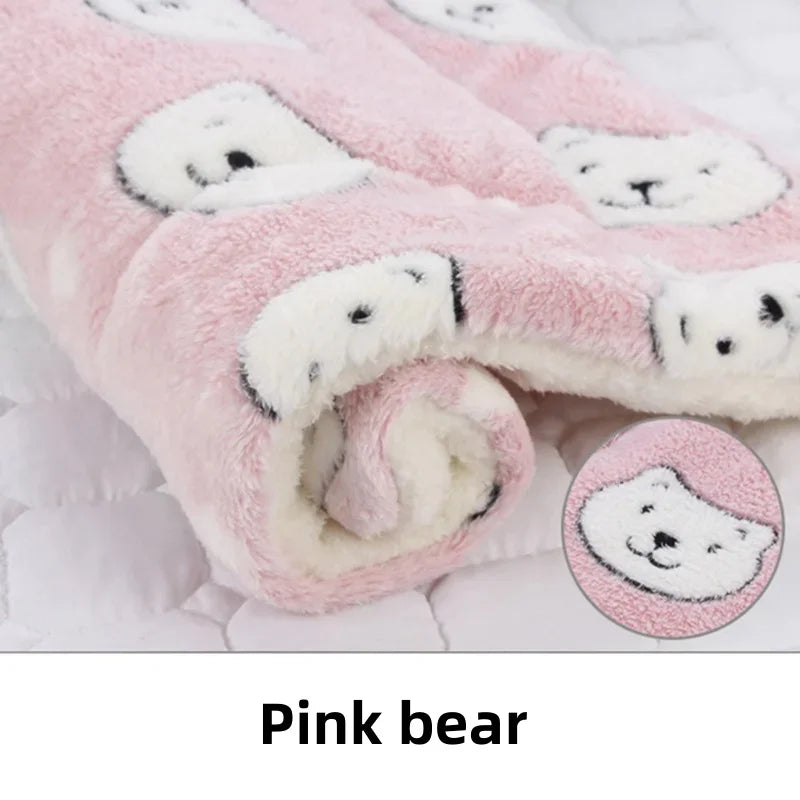 Washable Plush Pet Sofa Bed – Soft Winter Sleeping Mat for Small Large Dogs