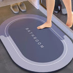 Absorbent Non-Slip Bath Mat – Soft Microfiber Rug for Bathroom and Kitchen
