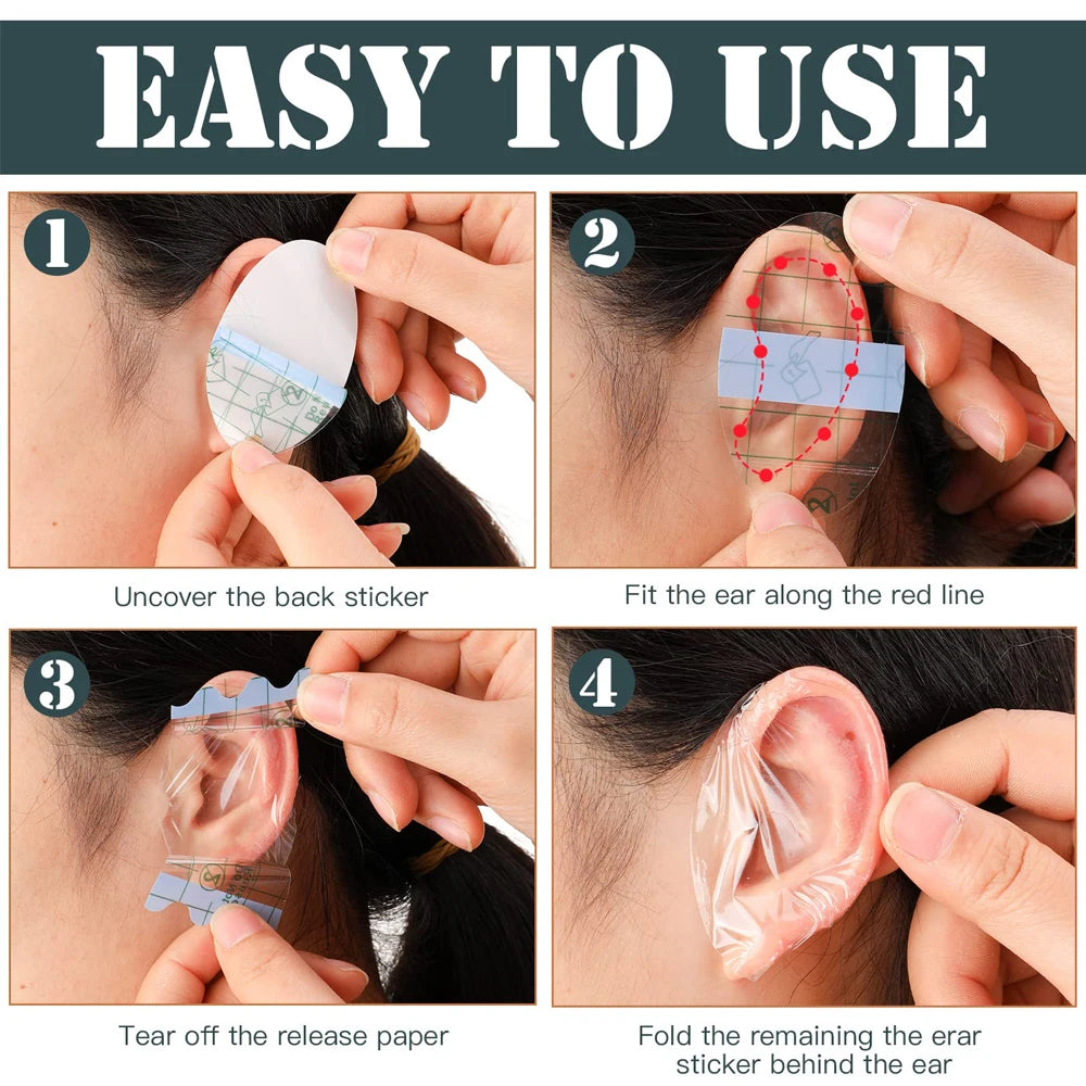 Waterproof Ear Stickers – Disposable Protective Shields for Swimming Showering