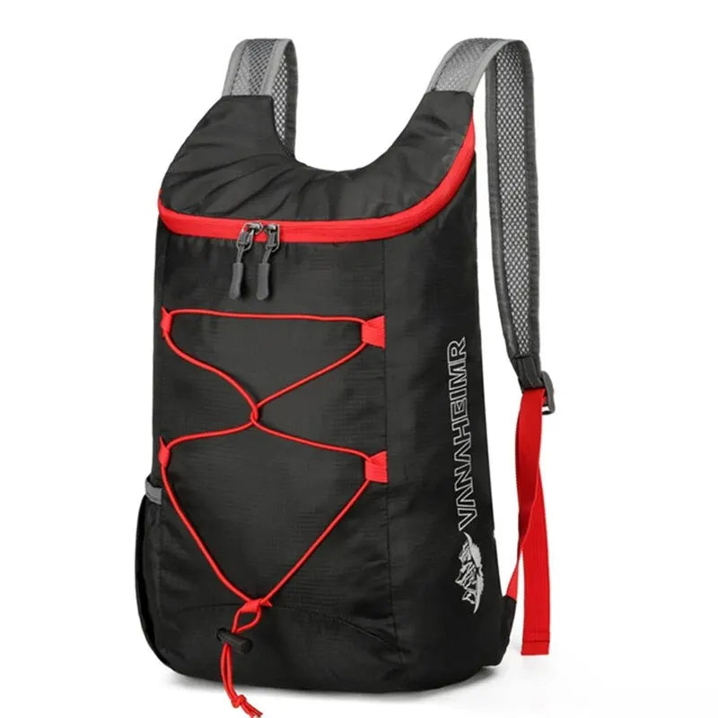 Folding Nylon Backpack – Lightweight Waterproof Bag for Camping and Hiking