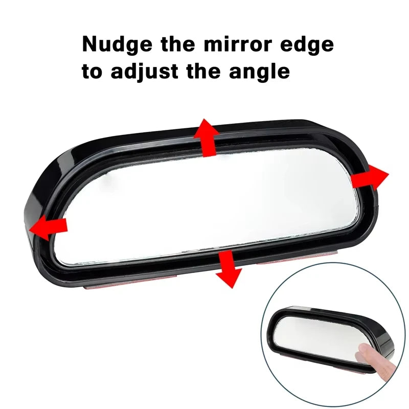 Adjustable Convex Blind Spot Mirror – Wide Angle Auxiliary for Car Parking