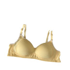 Seamless Cotton Wireless Bra – Breathable Gathered Underwear for Daily Comfort