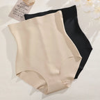 Seamless High Waist Shapewear – Ice Silk Tummy Control Panties for Women