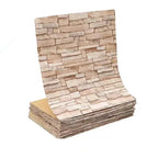 3D Self-Adhesive Brick Wallpaper – Waterproof Peel and Stick for Home Decor