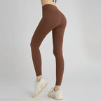 High Waisted Yoga Leggings – Naked Feel Fitness Pants for Gym and Running