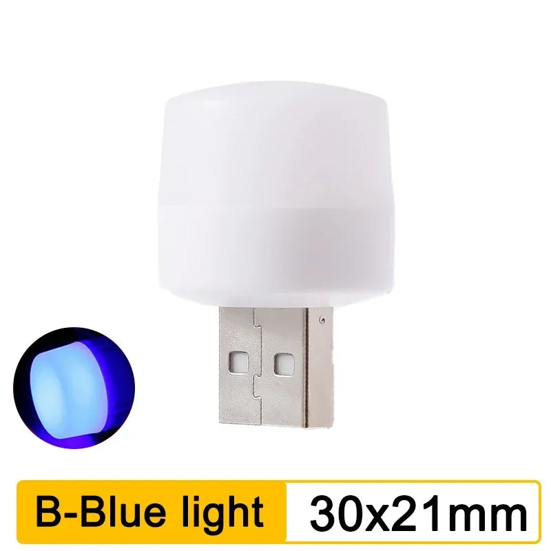 Mini USB LED Night Light – Portable Eye Protection for Bedroom Reading