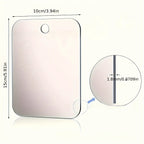 Acrylic Suction Shower Mirror – Portable Fogless Glass for Shaving and Makeup
