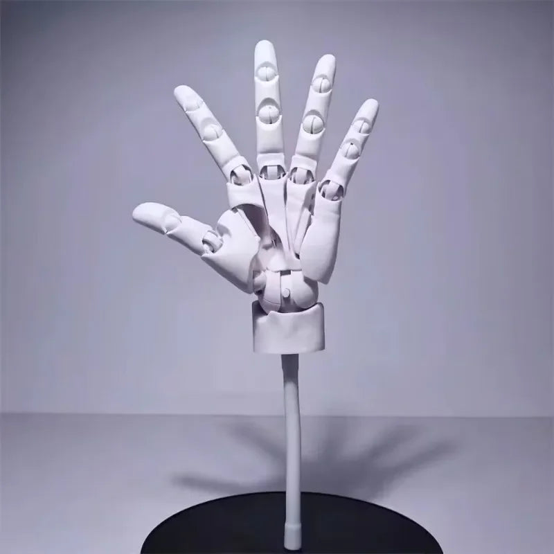 Articulated Wooden Hand Model – Posable Sketching Figurine for Artists