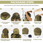 Camping Hammock – Quick Opening with Mosquito Net for Outdoor Sleeping