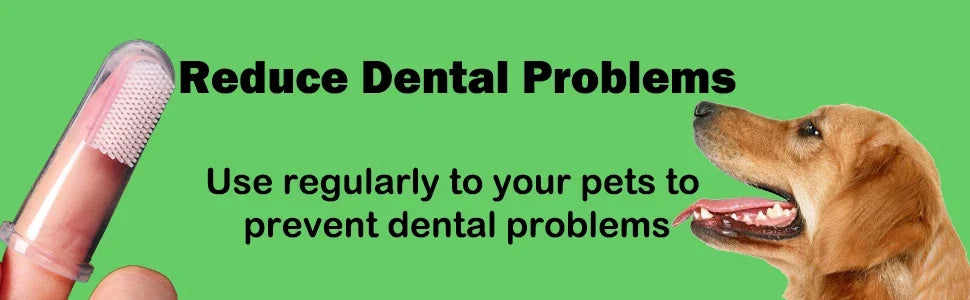 Silicone Finger Toothbrush – Soft Pet Dental Tool for Cat and Dog Teeth Care
