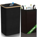 100L Kitchen Recycling Bin – Removable Tote Bags for Waste Sorting