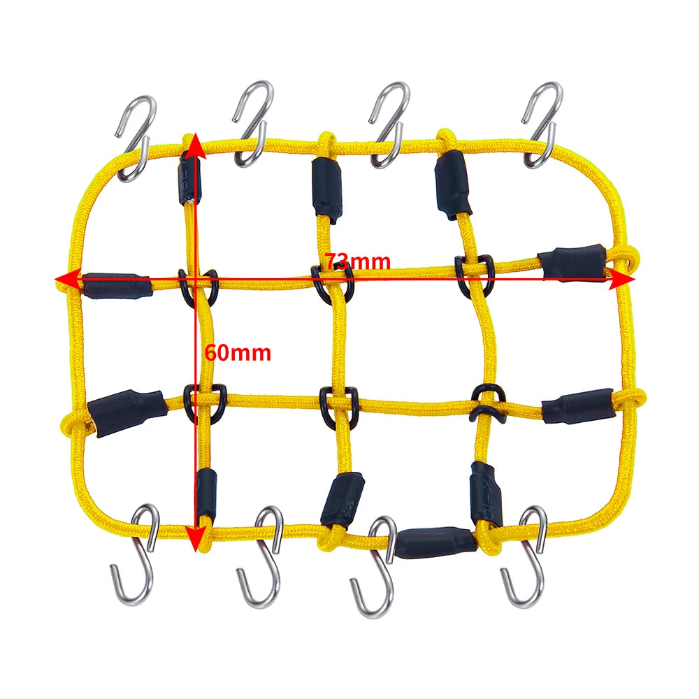 Elastic Luggage Net – Roof Rack Storage for 1/10 to 1/24 RC Crawler Cars