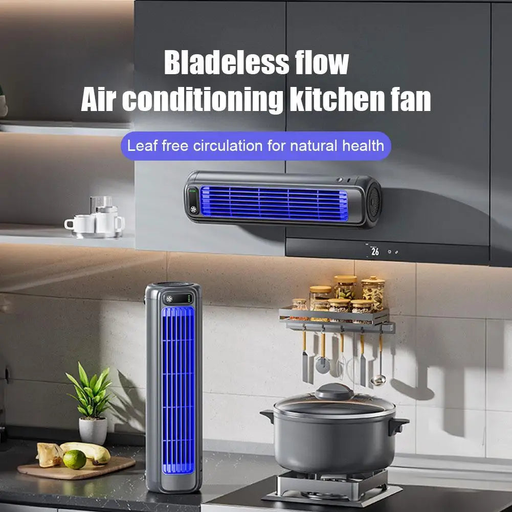 Portable Wall Mounted Fan – Three-Speed Quiet Cooling for Summer Kitchen