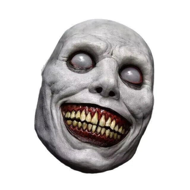 Latex Demon Horror Mask – Creepy Exorcist Prop for Halloween Cosplay