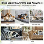 Self-Warming Pet Pad – Thermal Bed Mat for Cats and Dogs in Winter
